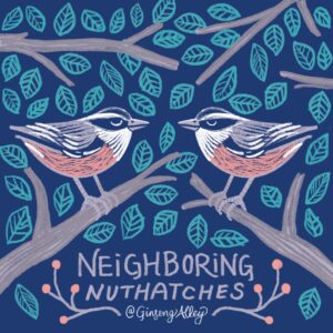 Neighboring Nuthatches