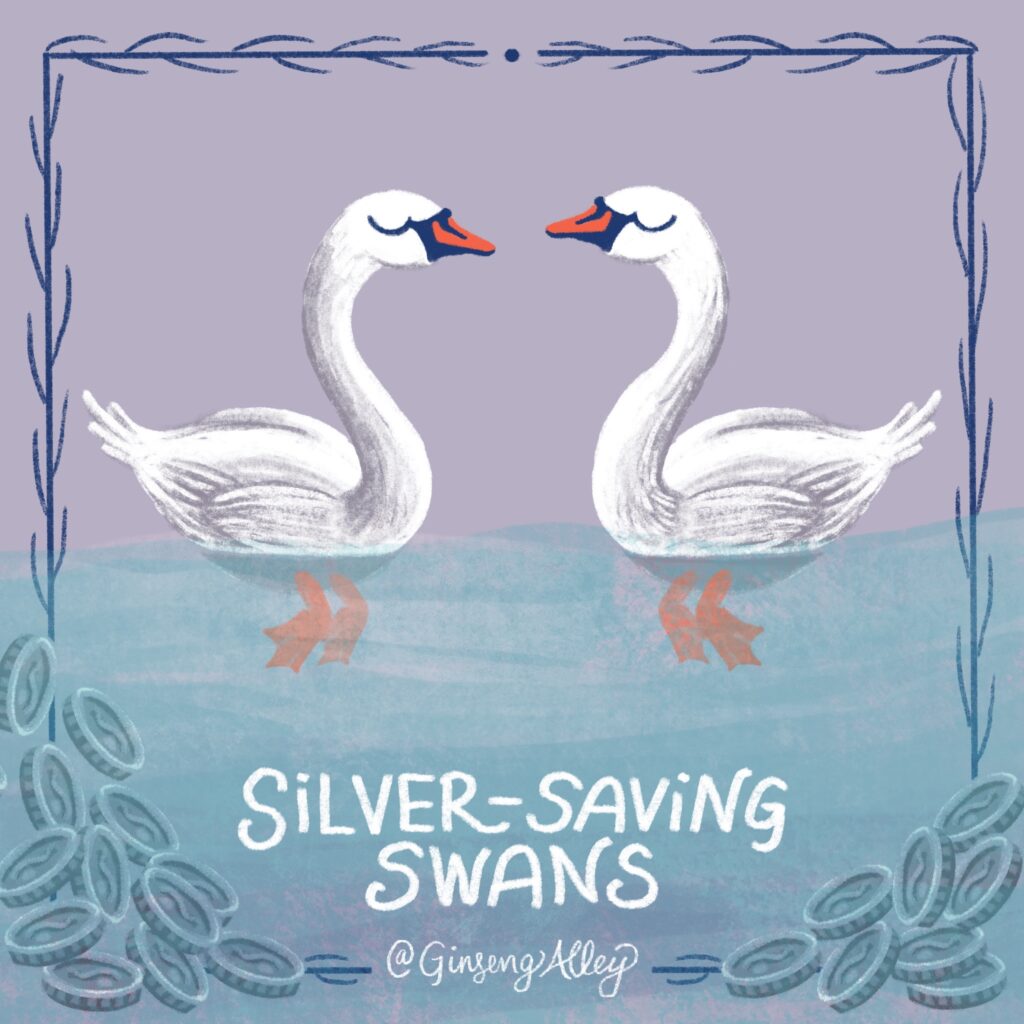 Silver-saving Swans