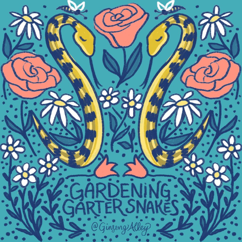 Gardening Garter Snakes