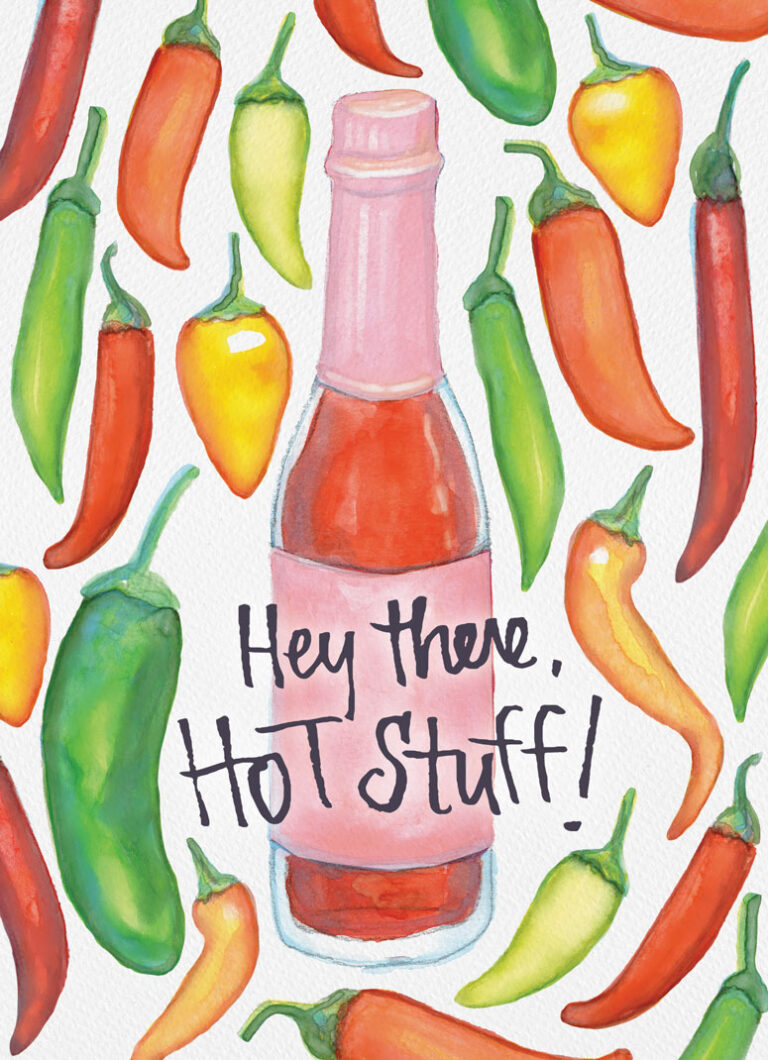 Hot sauce card
